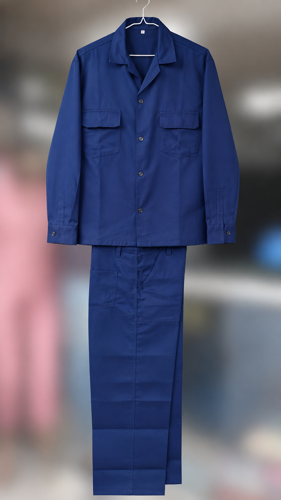 CONJUNTO INDUSTRIAL CAMISA MANGA LARGA Y PANTALÓN