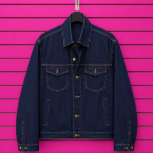 Chaqueta clásica en índigo